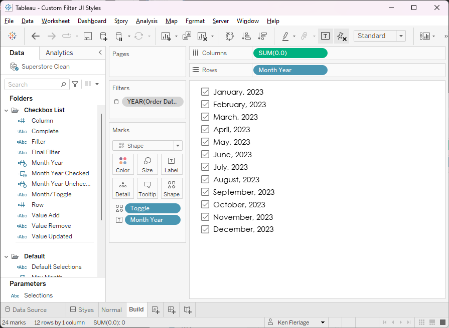 Customization Options in Tableau